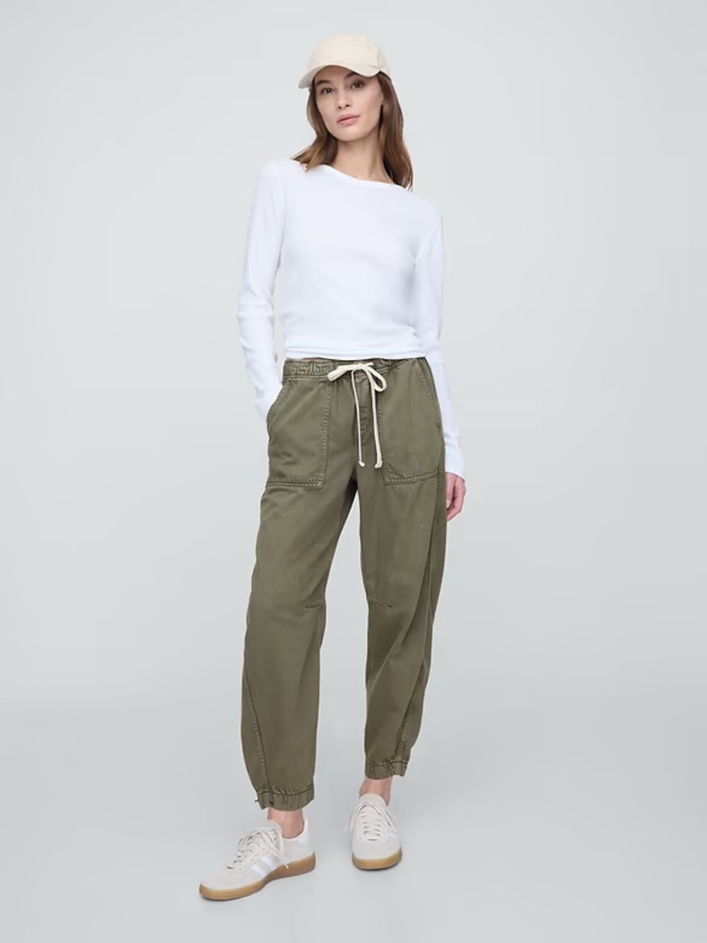 GAP Pull-on Barrel Jeans